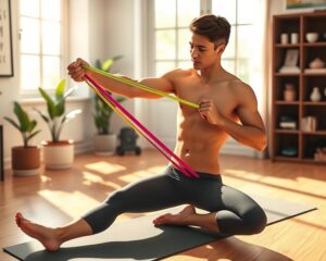 Ćwiczenia z taśmą na brzuch – efektywny trening w domu
